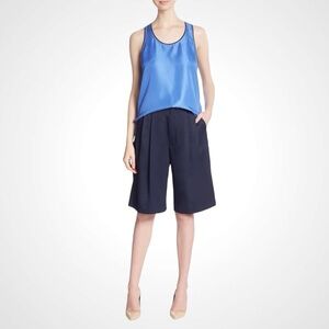 RAG & BONE Celeste NEW Combo Teddy Silk Tank Blouse Top Size SMALL